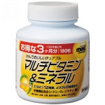 Orihiro Мультивитамины и минералы со вкусом манго, 180 жевательных таблеток на 90 дней 