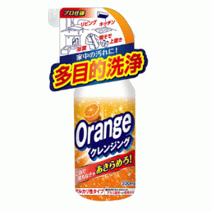YUWA Tomokazu Orange Cleansing Универсальное многофункциональное чистящее средство против сложных загрязнений во все доме, 300 мл