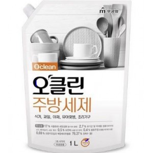 Mukunghwa O'Clean Средство для мытья посуды, овощей и фруктов, 1000 мл