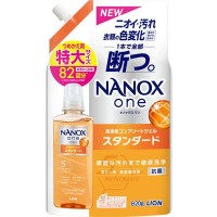 Lion NANOX one Standart Концентрированный гель для стирки устраняет запахи с одежды и сохраняет цвет, 640 гр