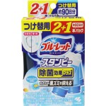Kobayashi Bluelet Stampy Fresh Cotton Дезодорирующий очиститель-цветок для туалетов с ароматом свежего хлопка, (сменный блок 3шт.)