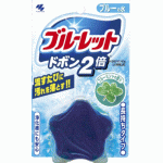 Kobayashi Bluelet Dobon W Lavender очищающая и дезодорирующая таблетка для бачка унитаза (с ароматом мяты), 120 гр