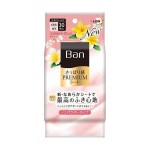 Lion Ban Premium Refresh Shower Sheets Дезодорант для всего тела в форме салфеток без пудры, волшебные цветы, 30 шт 