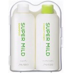 SHISEIDO "Super Mild" Набор: шампунь и кондиционер для волос "Нежный уход" с экстрактом ромашки и розмарина, аромат трав 50мл