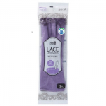 Inaus Lace Latex cloves Перчатки из натурального латекса с внутренним покрытием, фиолетовые, L