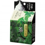 Cow Ochya Очищающее мыло для лица с экстрактом зеленого чая, гиалуроновой кислотой, коллагеном и скваланом, 80 гр