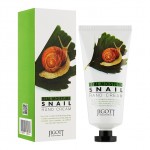 JIGOTT Real Moisture Snail Hand Cream Увлажняющий крем для рук с экстрактом муцина улитки, 100 мл.
