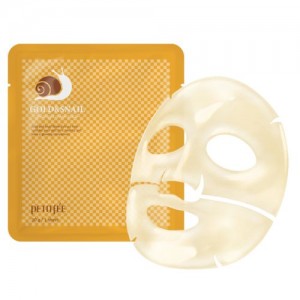 PETITFEE GOLD & SNAIL Гидрогелевая маска для лица с золотом и муцином улитки, 1 шт