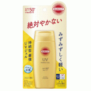 Kose Cosmeport "Suncut" Суперводостойкий увлажняющий солнцезащитный лёгкий гель для лица и тела, SPF 50+ PA++++, 80 г. Kose Cosmeport "Suncut" Суперводостойкий увлажняющий солнцезащитный лёгкий гель для лица и тела, SPF 50+ PA++++, 80 г.