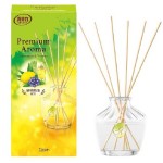 ST Premium Aroma Освежитель воздуха аромат лемонграсса и вербены, флакон + палочки + наполнитель 65 мл