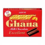 Lotte Ghana Шоколад молочный 4,6 гр*26 шт, 119 гр