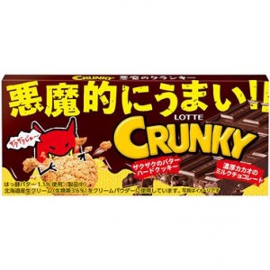 Lotte Crunky Шоколад хрустящий, 48 гр