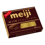 Meiji Шоколад молочный, 26 долек 120 гр