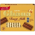 Lotte Ghana Шоколад Топленое молоко 4,6 гр*26 шт., 119,6 гр.
