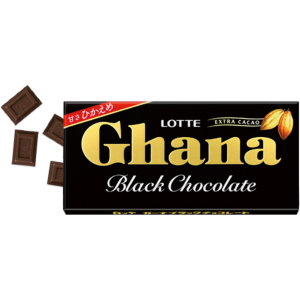 Lotte Ghana Шоколад чёрный, 50 гр.