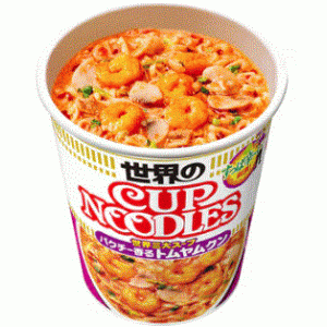 Nissin Cup Noodle Лапша Ниссин со вкусом супа Том ям, 75 г