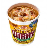 NISSIN CUP NOODLE СУП-ЛАПША СО ВКУСОМ СЫРНОГО КАРРИ, 85 гр