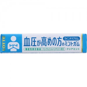 Lotte Mainichi Мятная жевательная резинка для гипертоников, без сахара, 125 гр