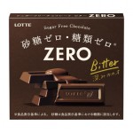 Lotte ZERO BITTER Шоколад темный без сахара, 50гр