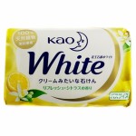 КAO "White" Кремовое туалетное мыло с ароматом цитрусов, 130 г
