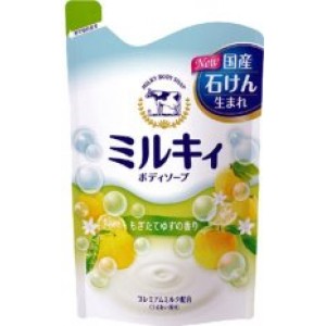 Cow Milky Body Soap Молочное жидкое мыло для тела, цитрусовый аромат, наполнитель 400мл