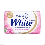 КAO "White" Кремовое туалетное мыло с ароматом розы, 130 гр