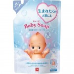 Cow QP Baby Soap Детская пенка "2в1" для волос и тела с первых дней жизни (Без слез), наполнитель 350 мл