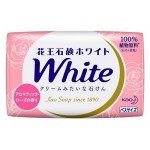 КAO "White" Кремовое туалетное мыло с ароматом розы, 85 гр