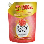 Wins Body Soap peach Увлажняющий гель для душа с розовым маслом и богатым ароматом, 1000 мл