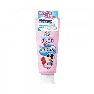 LION Clinica KID`S Gel Гелевая зубная паста для детей со вкусом клубники, 60г