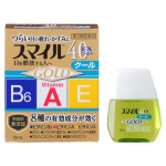 LION Smile 40 EX Gold Японские капли для глаз от дискомфорта и профилактики заболеваний зрительных органов, индекс свежести 5, 13 мл