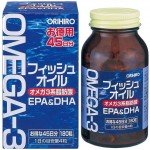 ORIHIRO Омега-3, 180 капсул на 45 дней