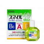 Lion Smile 40 EX Mild Японские витаминные капли для глаз, индекс свежести 2, 15 мл