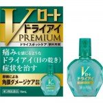Rohto V Premium Dryeye Японские увлажняющие капли при синдроме "сухого глаза", индекс свежести 1, 15мл