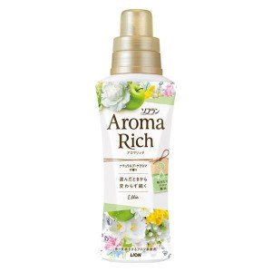 LION Aroma Rich Elle Кондиционер для белья с богатым ароматом натуральных масел, 520 мл