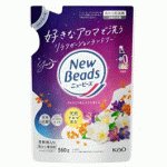 Kao New Beads Жидкое средство для стирки с кондиционером, жасмин и мускус, 560 г