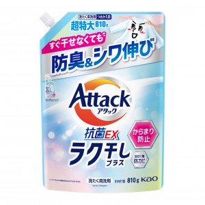 Kao Attack EX Гель для стирки против складок на одежде с антибактериальным эффектом, цветочный аромат, 810 гр