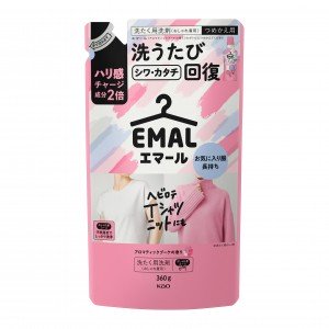 КAO "Emal" Средство для стирки шерсти, шелка и деликатных тканей с ароматом цветов, 360 мл
