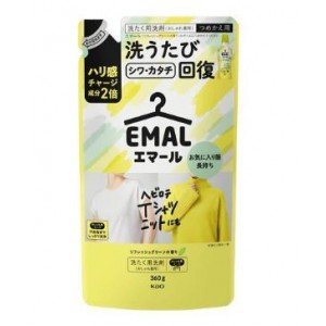 КAO "Emal" Средство для стирки шерсти, шелка и деликатных тканей с ароматом зеленых цитрусов, 360 мл КAO "Emal" Средство для стирки шерсти, шелка и деликатных тканей с ароматом зеленых цитрусов, 360 мл