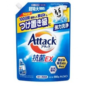 Kao Attack EX Жидкое концентрированное средство для стирки, антибактериальное, чистая свежесть, 900 г