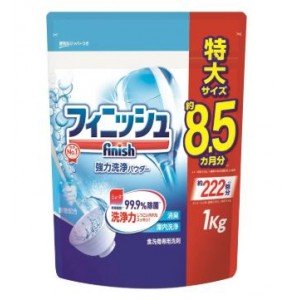 FINISH Power & Pure Порошок для посудомоечных машин без запаха, 1 кг FINISH Power & Pure Порошок для посудомоечных машин без запаха, 1 кг