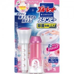 Kobayashi Bluelet Stampy Relaxing Aroma Дезодорирующий очиститель-цветок для туалетов с цветочным ароматом, 28 г.