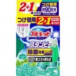Kobayashi Bluelet Stampy Super Mint Дезодорирующий очиститель-цветок для туалетов с ароматом мяты, (сменный блок 3шт.)