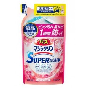 KAO "Magiс Clean" Жидкость чистящая для ванны, предотвращающая образование розовой и чёрной плесени, с антибактериальным эффектом, аромат розы, мягкая упаковка, 300 мл. KAO "Magiс Clean" Жидкость чистящая для ванны, предотвращающая образование розовой и чёрной плесени, с антибактериальным эффектом, аромат розы, мягкая упаковка, 300 мл.