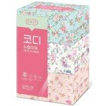Ssangyong Двухслойные мягкие бумажные салфетки «Розы» 250 шт. (1 пачка)