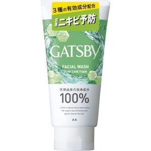 Mandom Gatsby Пенка для умывания для умывания для глубокого очищения жирной и проблемной кожи, цитрусовый аромат, 130 гр