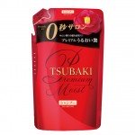Shiseido TSUBAKI Premium Moist Увлажняющий шампунь для волос с маслом камелии, запасной блок, 330 мл