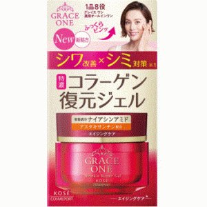 Kose Cosmeport Grace One Wrinkle Repair Gel Cream Антивозрастной Крем-гель с разглащивающим эффектом, 100 гр Kose Cosmeport Grace One Wrinkle Repair Gel Cream Антивозрастной Крем-гель с разглащивающим эффектом, 100 гр