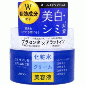 UTENA "Simple Balance" Увлажняющий гель 3в1 с гиалуроновой кислотой и экстрактом плаценты с эффектом выравнивания цвета кожи, 100 г UTENA "Simple Balance" Увлажняющий гель 3в1 с гиалуроновой кислотой и экстрактом плаценты с эффектом выравнивания цвета кожи, 100 г