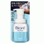 KAO "Biore The Face Moist" Пенка для умывания с увлажняющим эффектом, c ароматом цветочного мыла, 200 мл.